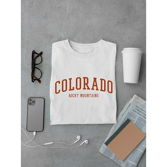 Rocky Mountains Colorado State T-shirt Men's -SelectDesign