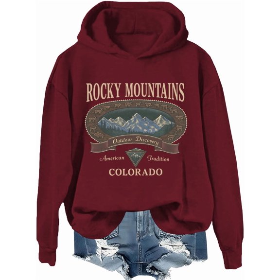 Rocky Mountains Colorado Sweatshirt & Hoodie, Rocky Mountain National Park Shirt, Outdoor Discovery Shirts Women Man