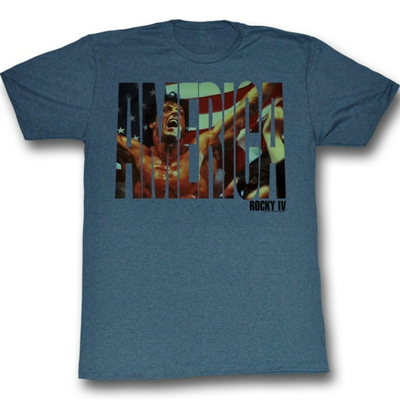 Rocky Movies America Adult Short Sleeve T Shirt