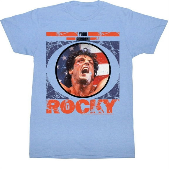 Rocky Movies Blueberry Stroke Adult Short Sleeve T Shirt