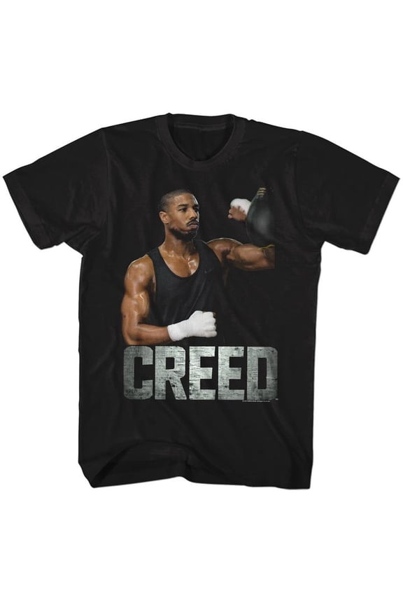 Rocky Creed Black Adult T-Shirt 2Xlt