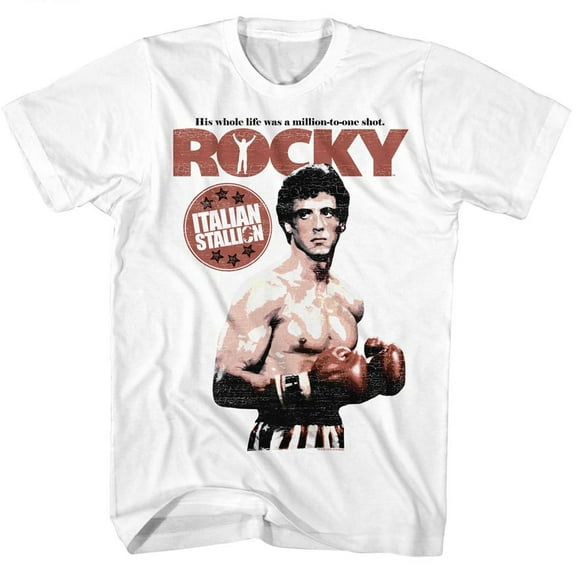 Rocky Movies Million To One Adult Short Sleeve T Shirt