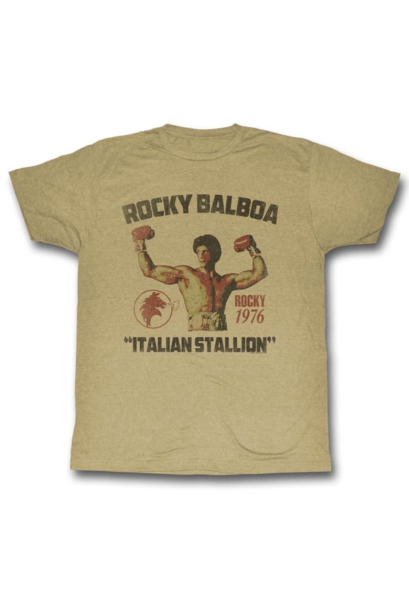 Rocky Movies Stallion Adult Short Sleeve T Shirt