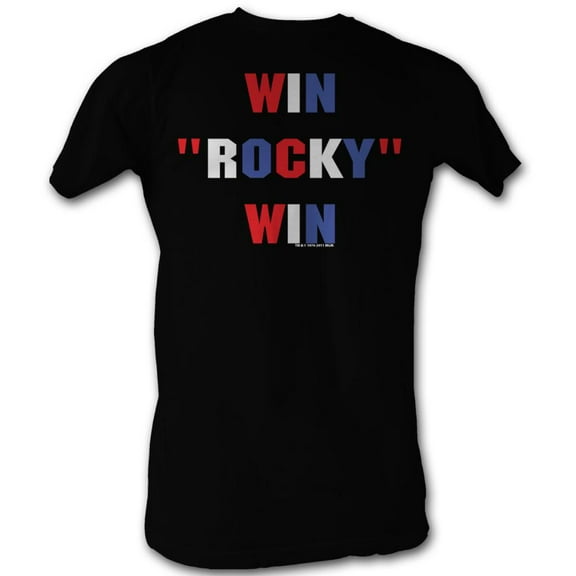 Rocky Movies Winning Adult Short Sleeve T Shirt