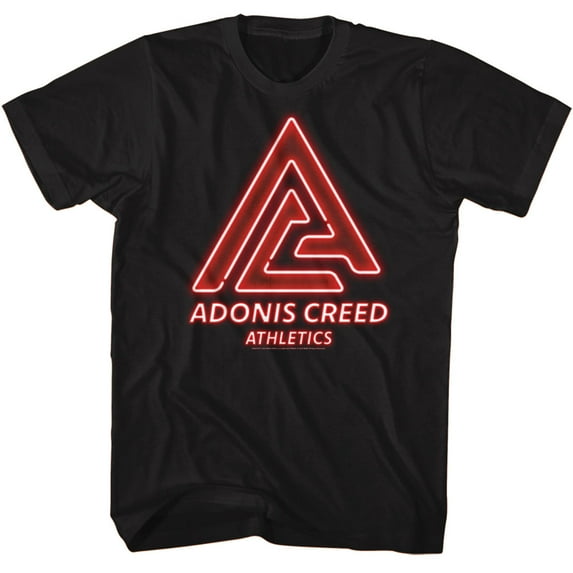 Rocky Neon Adonis Creed Athletics Black T-shirt 4XL