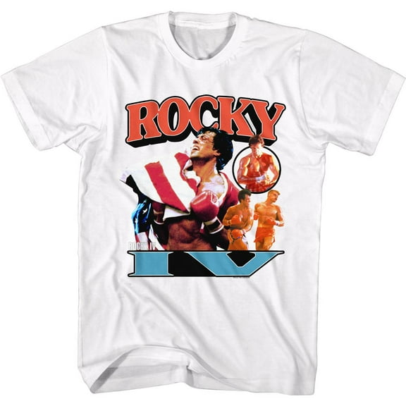 Rocky Now He'S Got A Flag White T-Shirt