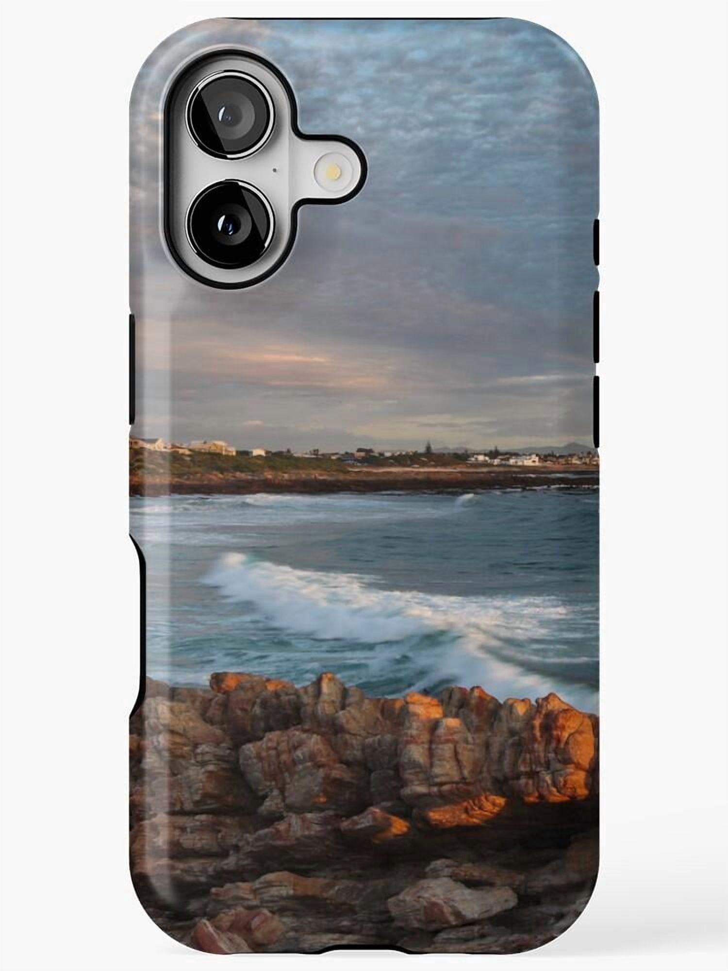 Rocky Ocean Coast and Waves Tough Phone Case, Polycarbonate and TPU ...