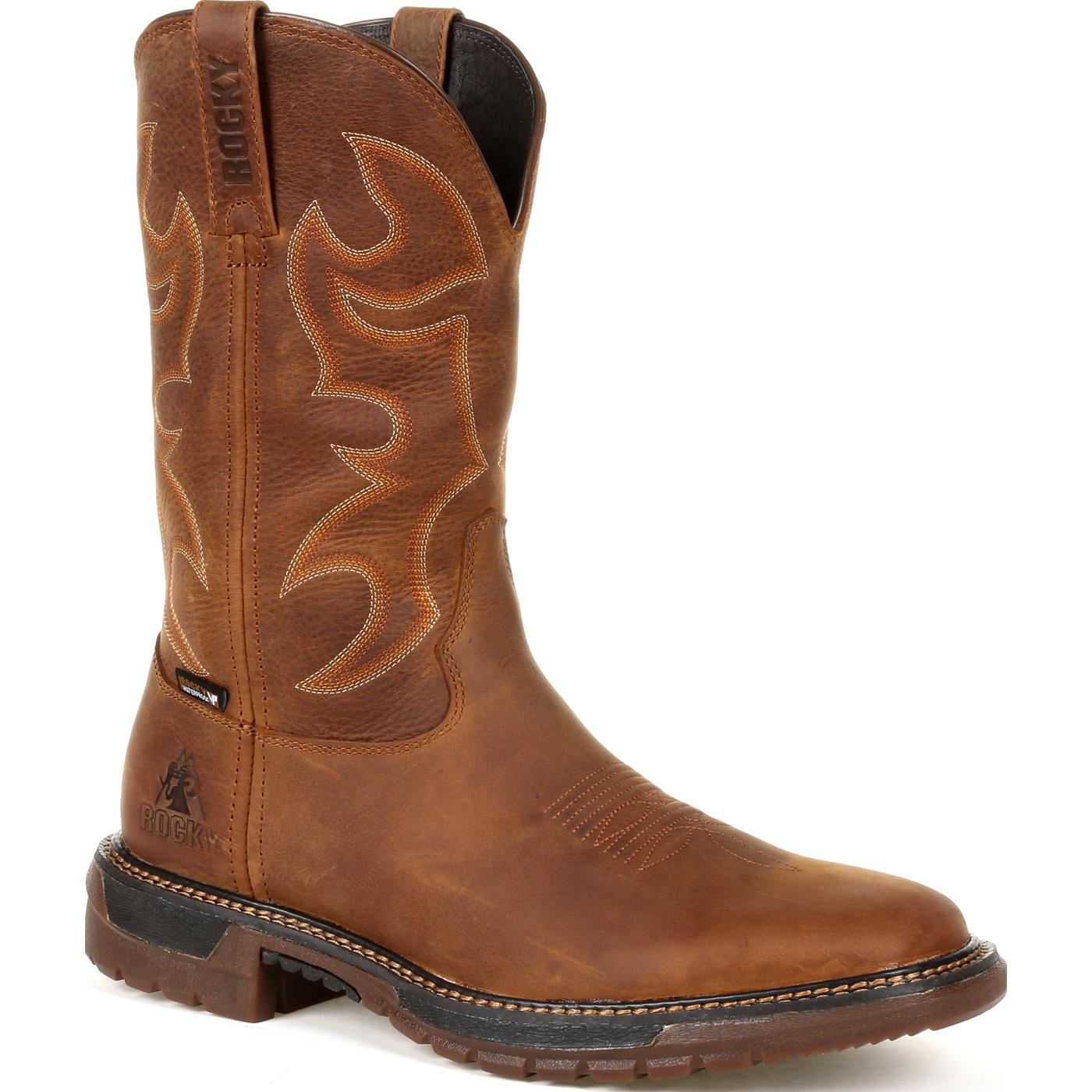 Rocky Original Ride FLX Waterproof Western Boot Size 10.5 M Walmart