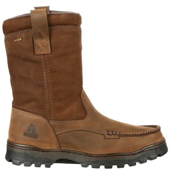 Rocky Mens 10 Inch Outback Waterproof Wellington Mid Calf Boots