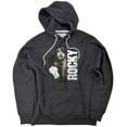 thumbnail image 1 of Rocky Painted Rocky Unisex Adult Slim Fit Pull-Over Heather Hoodie, Charcoal, Large, 1 of 5