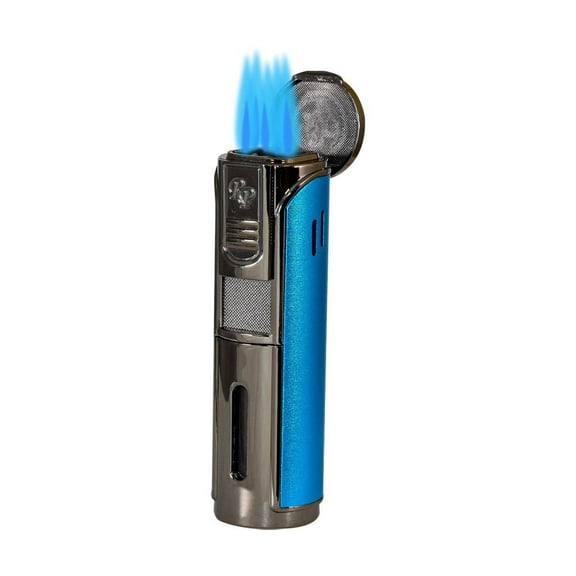 Rocky Patel Envoy 5 Torch Lighter – Gunmetal and Teal