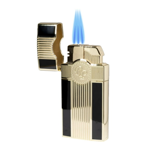 Rocky Patel Lighter Executive Triple Torch Gold and Black