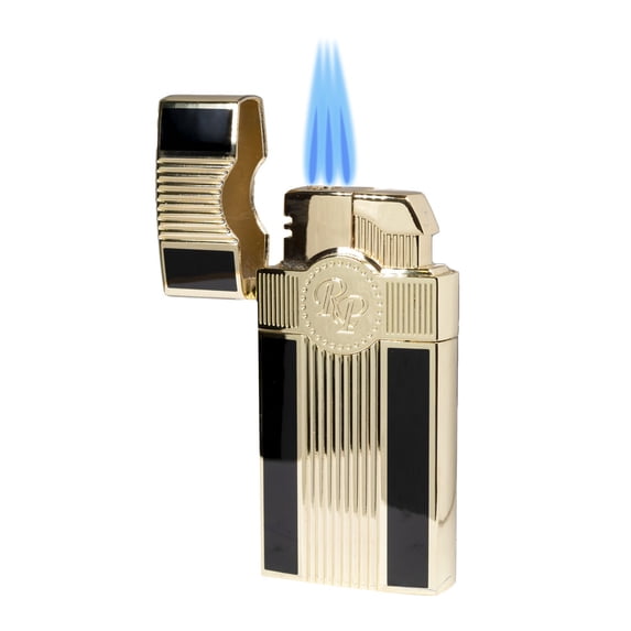 Rocky Patel Lighter Executive Triple Torch Gold and Black