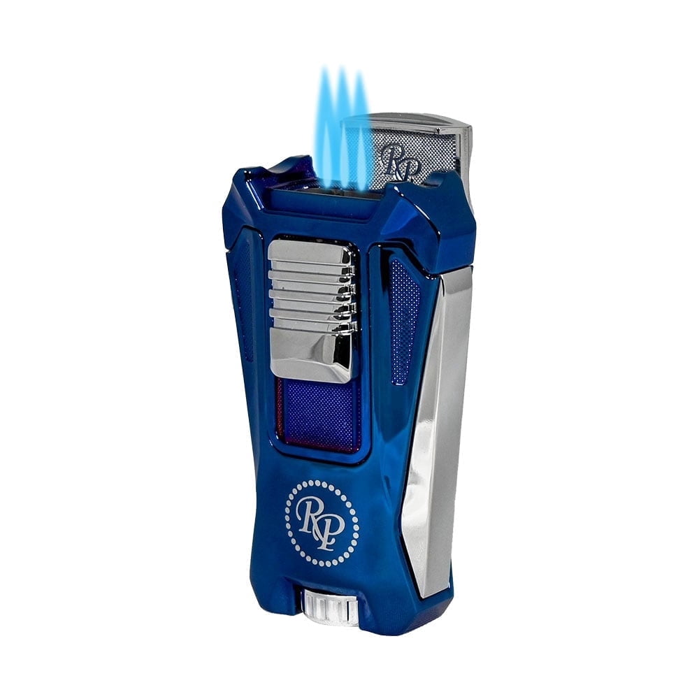 Rocky Patel The Collection The Cigar Lighter (Chrome & Blue)