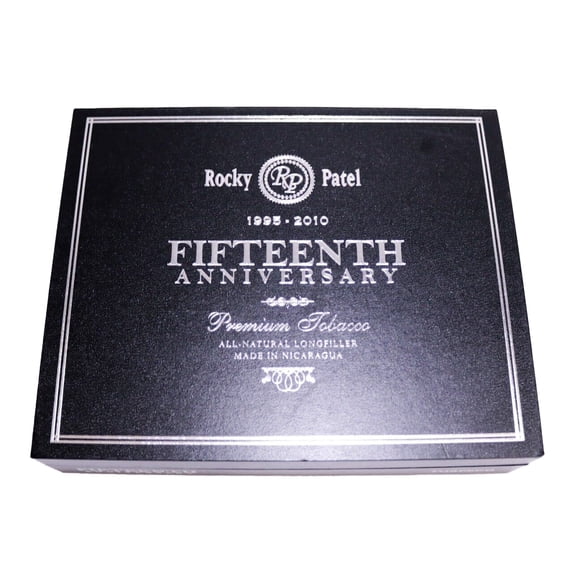 Rocky Patel Torpedo Fifteenth Anniversary Empty Cigar Box 8.5" x 7" x 2"