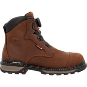 Rocky Rams Horn BOA Composite Toe Waterproof Work Boot, Crazy Horse, Size 10.5W