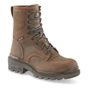 Rocky Mens Rams Horn 9" Waterproof Safety Toe Logging Boots Crazyhorse 11.5D Medium