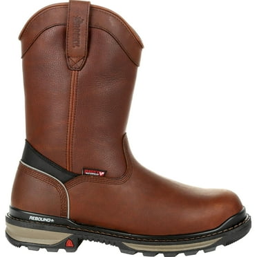 Rocky Rams Horn Waterproof Composite Toe Pull-On Work Boot