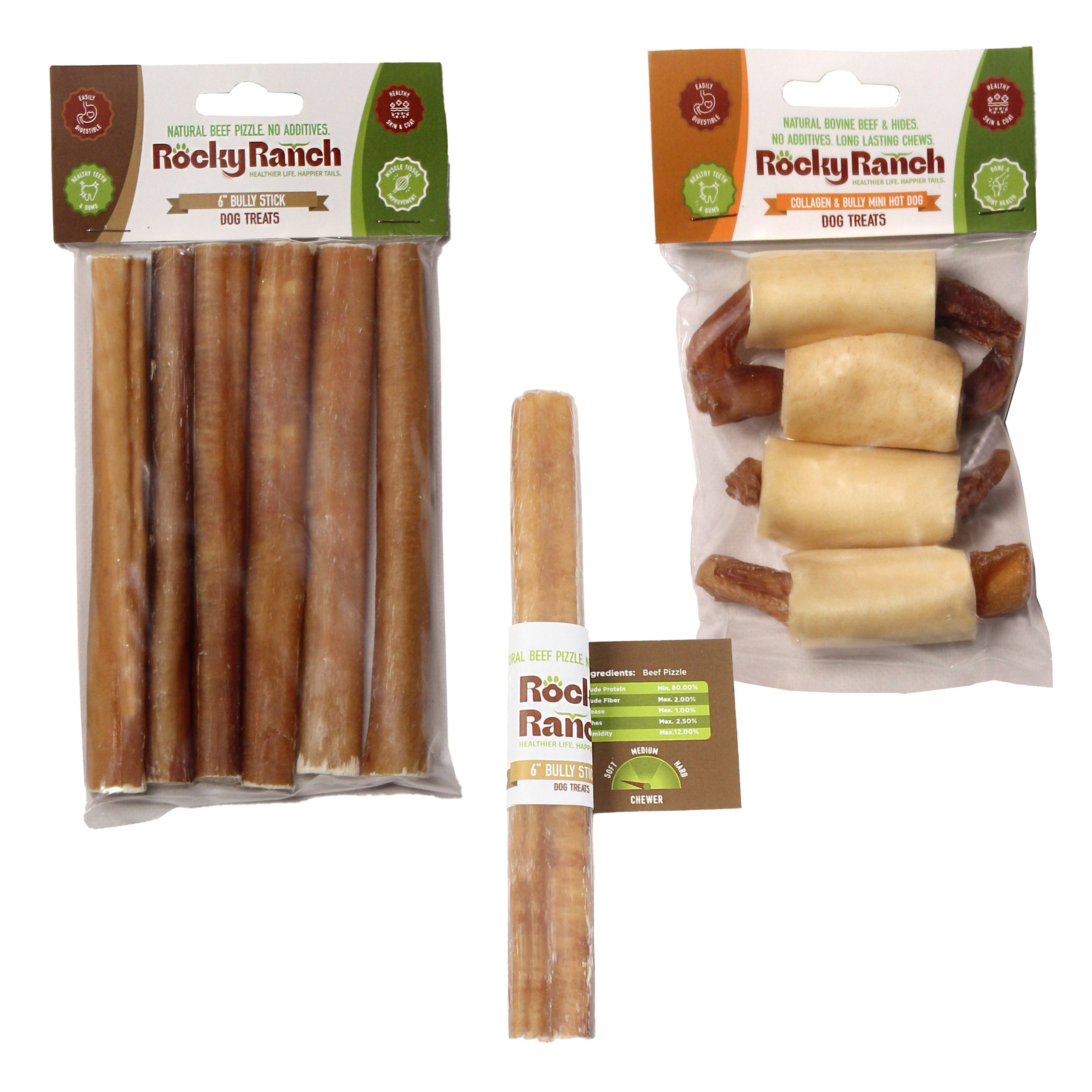 Rocky Ranch Dogs Treats Soft Chewer Bundle Pack