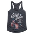 thumbnail image 1 of Rocky Rbstallion Navy Women's Racerback Tank Top, 1 of 2