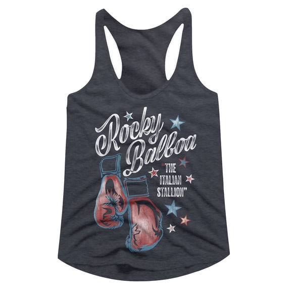 Rocky Rbstallion Navy Women's Racerback Tank Top