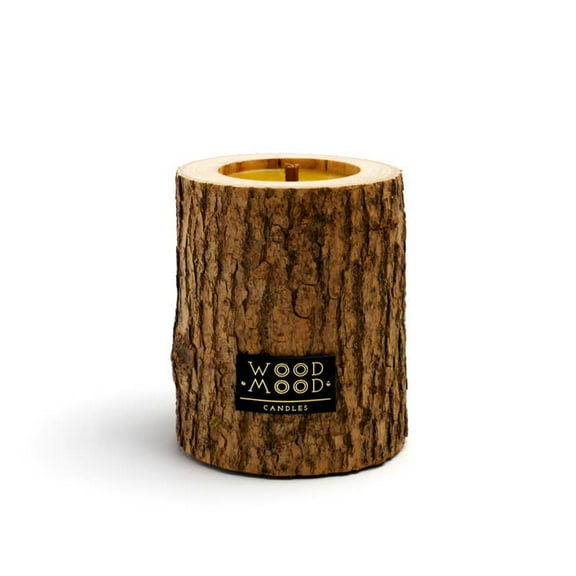 Rocky Reusable Candle with Essential Oil of Pine, Original Size