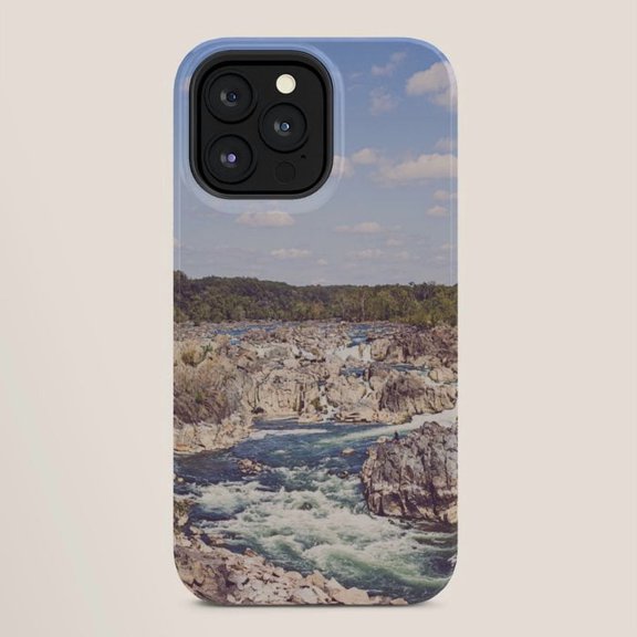 Rocky River Rapids Landscape Tough Case for Apple iPhone Series, Polycarbonate and TPU