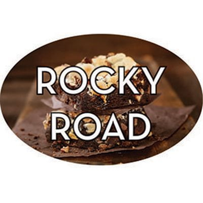 Rocky Road Food Store Labels 1.25" x 2" 500 each per roll Great Quality Stickers Decals