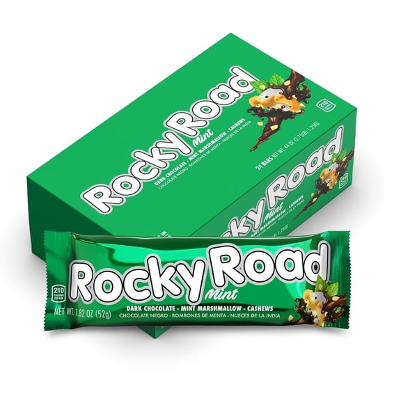 Rocky Road Original Candy Bar, 1.8-Ounce Bars Multi Pack (Pack Of 24, Mint)