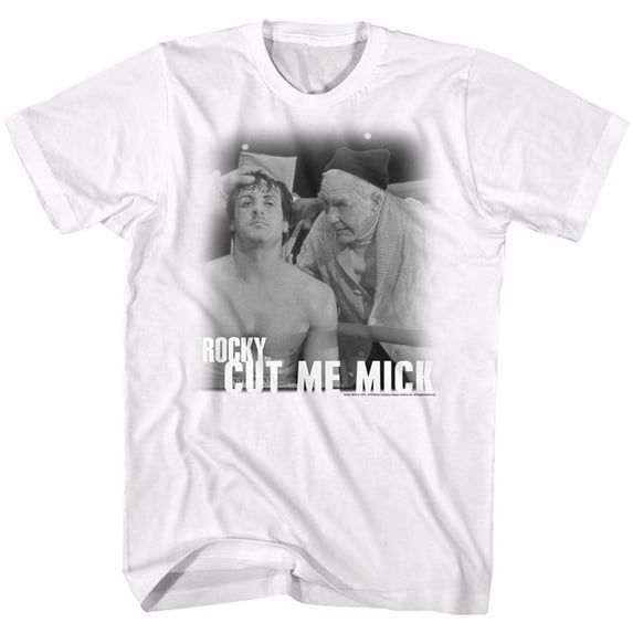 Rocky Rock And Mick White Adult T-Shirt 4Xl
