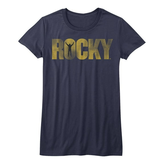 Rocky Rocky Logo Navy Junior Women's T-Shirt