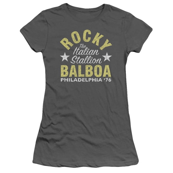 Rocky Rocky Philly Junior Women's T-Shirt Sheer Charcoal