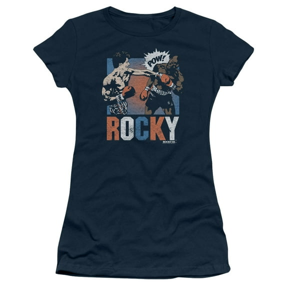 Rocky Rocky Pow Junior Women's T-Shirt Sheer Navy