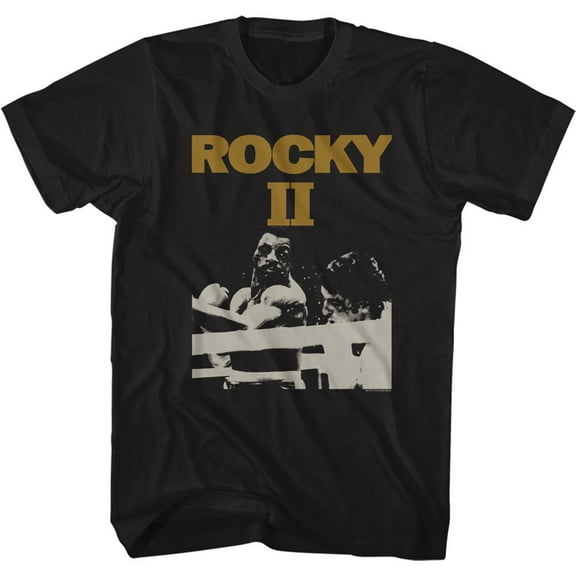 Rocky Rocky Two Black Adult T-Shirt