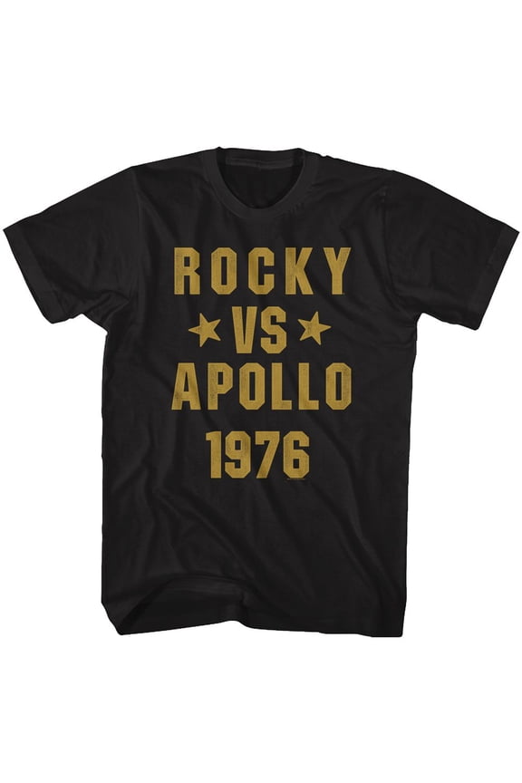 Rocky Rocky Vs Apollo Black Adult T-Shirt