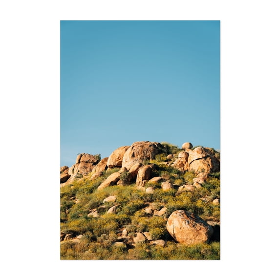 Rocky Rubidoux - Riverside California Photography Unframed Wall Art Print 12 x 18 inches