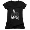 thumbnail image 1 of Rocky Shirt Junior Women's V-Neck T-Shirt Black, 1 of 1