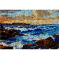 thumbnail image 1 of Rocky Shore | Rug Making Latch Hooking Kit, 1 of 9
