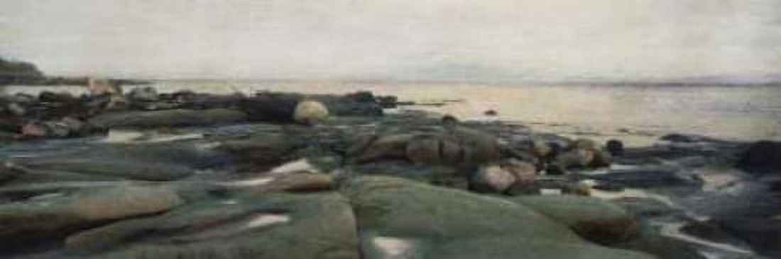 Rocky Shores I Canvas Art - Amy Melious (12 x 36)