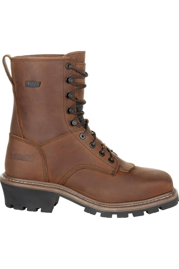 Square Toe Logger Waterproof Work Boot