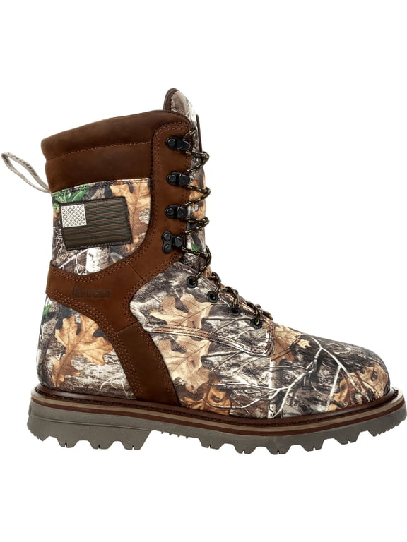 Stalker 800G Insulated Outdoor Boot, Realtree Edge, Size 12(W)