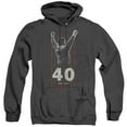thumbnail image 1 of Rocky Stars Adult Heather Hoodie Sweatshirt Black, 1 of 1