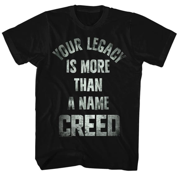 Rocky Tagline Black Adult T-Shirt 4Xl