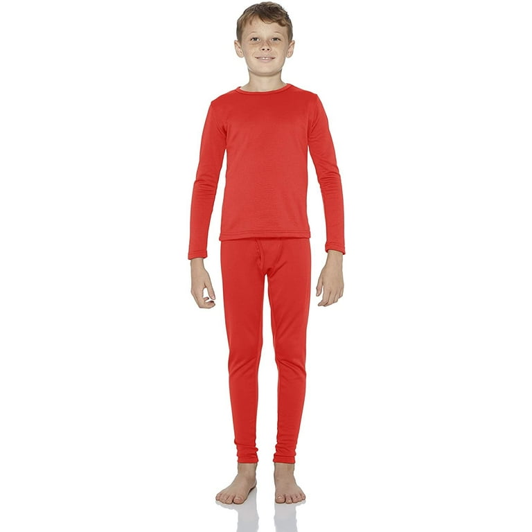 Rocky Thermal Underwear for Boys Fleece Lined Thermals Kids Base