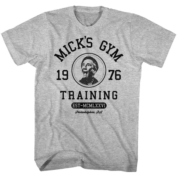 Rocky Training Gray Heather Adult T-Shirt 6Xl