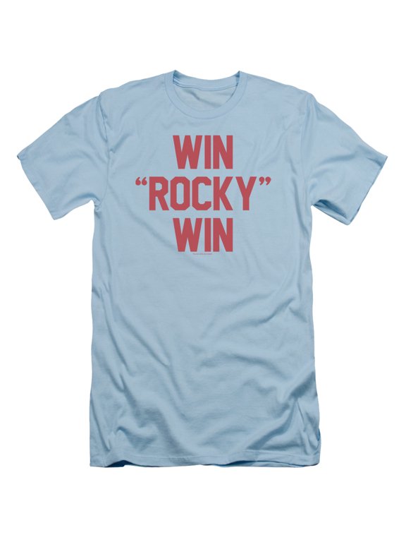 Rocky Win Rocky Win Adult 30/1 T-Shirt Light Blue