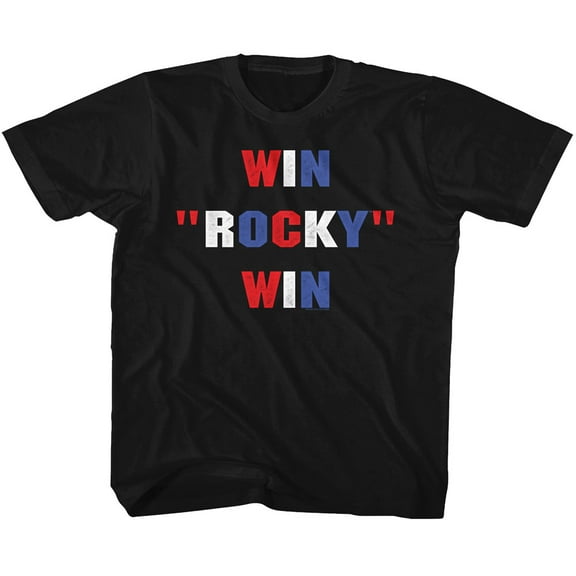 Rocky Winning Black Youth T-Shirt