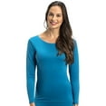 thumbnail image 1 of Rocky Women Thermal Top Shirt Base Layer for Cold Weather, Teal XL, 1 of 6