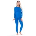 thumbnail image 1 of Rocky Women Thermal Top and Bottom Set Warmer Cold Weather Underwear Set, Blue XS, 1 of 7