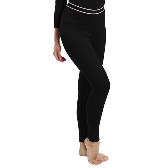 Rocky Women's Thermal Underwear Bottom Long Johns Base Layer for Cold Weather, Black Small